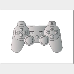 Video Game Inspired Console Playstation Dualshock Gamepad Posters and Art